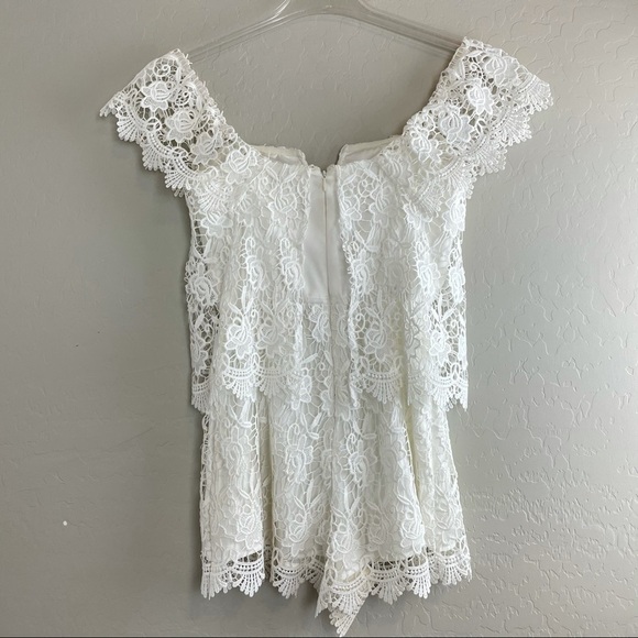 Yumi kim best day white lace romper - Picture 7 of 11